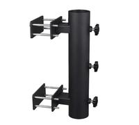 Deck Umbrella Mount | Drill-Free Adjustable Parasol Bracket Clamp | Deck Umbrella Clamp Mount | for Outdoor Balconies Courtyards Gardens Railing Pole