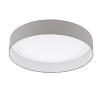 Deckenleuchte Ø50cm LED Taupe Moderno Luz Manta Lámpara de Tela Techo Interior
