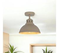 Luminex Plafón Sven, 1 luz, beige, acero