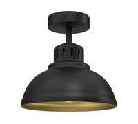 Deckenleuchte Cocina Metal Negro Oro H:23CM Loft Lámpara de Techo Mesa Comedor