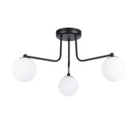 Deckenleuchte Cristal Acero Negro G9 Salón B: 62 CM Lámpara de Techo Comedor