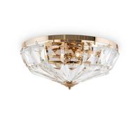 Deckenleuchte Cristal Metal Oro dormitorio Ø48, 6CM E14 Techo 6-flammig