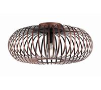 Deckenleuchte Metal Alambre Pantalla Cobre Antiguo Ø40 CM Industria Piso Techo