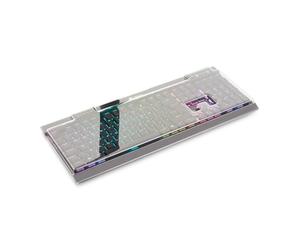 Decksaver Cubierta para la Serie de teclados Corsair K70 RGB - Funda Protectora ahumada/Transparente, Fabricada en el Reino Unido