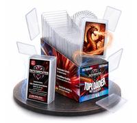 DeckWächter® 100x Toploader & 100x Penny Sleeves - Juego de fundas para tarjetas de 3 x 4 pulgadas - Top Loader fundas para tarjetas coleccionables - Compatible con cartas Pokemon Magic, TCG - 35PT