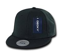 Decky Flat Bill One Size Flex - Gorra para Hombre, Color Negro, Talla n/a