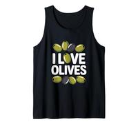 Declaración audaz de I Love Olives Camiseta sin Mangas