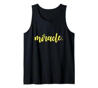 Declaración audaz Motivacional inspiradora Milagro Hombres Mujeres Camiseta sin Mangas