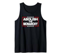 Declaración de Abolish The Monarchy Bold Stars Camiseta sin Mangas