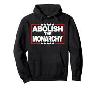 Declaración de Abolish The Monarchy Bold Stars Sudadera con Capucha