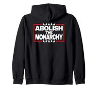 Declaración de Abolish The Monarchy Bold Stars Sudadera con Capucha
