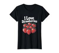 Declaración de Amante de Las Frutas de Las Fresas Camiseta gráfica económica