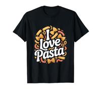 Declaración de Amante de los Fideos atrevidos I Love Pasta Camiseta gráfica económica