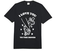 Declaración de Amante I Love You To The Bones Comfort Colors Adult Heavyweight T-Shirt