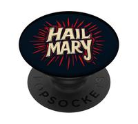 Declaración de Ave María para un audaz salto de fe PopSockets PopGrip Adhesivo