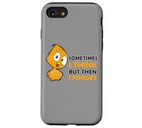 Declaración de aves divertidas A veces pienso Pero luego me olvido Carcasa para iPhone SE (2020) / 7 / 8