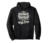 Declaración de Boomer Digo lo Que Quiero Decir si Eres Sensible Camina Sudadera con Capucha