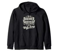 Declaración de Boomer Digo lo Que Quiero Decir si Eres Sensible Camina Sudadera con Capucha