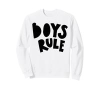 Declaración de Estilo Juvenil de Frase audaz para niños Sudadera