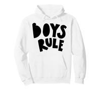 Declaración de Estilo Juvenil de Frase audaz para niños Sudadera con Capucha