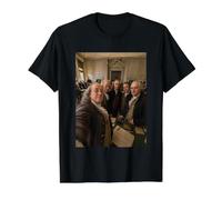 Declaración de Independencia del Comité de los Cinco USA Selfie Camiseta gráfica económica, Hombre, Negro, L