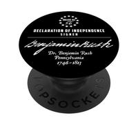 Declaración de Independencia del Dr. Benjamin Rush PopSockets PopGrip Adhesivo