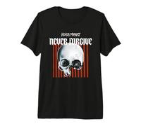 Declaración de Justicia de Venganza Nunca Olvides Nunca perdonar Camiseta Premium