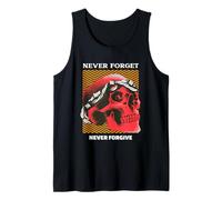 Declaración de Justicia de Venganza Nunca Olvides Nunca perdonar Camiseta sin Mangas