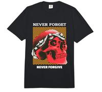Declaración de Justicia de Venganza Nunca Olvides Nunca perdonar Comfort Colors Adult Heavyweight T-Shirt