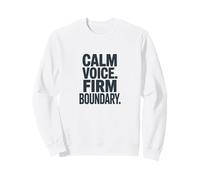 Declaración de límites de la Firma de Voz Tranquila Sudadera