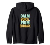 Declaración de límites de la Firma de Voz Tranquila Sudadera con Capucha