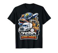 Declaración de logística Global Zero Apologies Camiseta