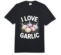 Declaración de los Amantes de la Comida I Love Garlic Comfort Colors Adult Heavyweight T-Shirt