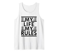 Declaración de Mensaje Importante - My Life My Rules Camiseta sin Mangas