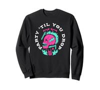 Declaración de Party Til You Drop Punk Rock Skater Sudadera