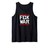 Declaración de Paz política contra la Guerra de FCK War Camiseta sin Mangas