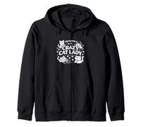 Declaración de Personalidad humorística Convertirse en una Dama Gato Loco Sudadera con Capucha