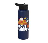 Declaración de política comercial I Love Tariffs Stainless Steel Insulated Water Bottle