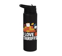 Declaración de política comercial I Love Tariffs Stainless Steel Insulated Water Bottle