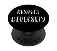 Declaración de Respeto a la Diversidad Apoyo a la Justicia Social PopSockets PopGrip Adhesivo