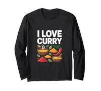 Declaración de sabor audaz para entusiastas del curry I Love Manga Larga