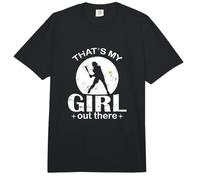 Declaración de Softbol Esa es mi Chica Afuera Comfort Colors Adult Heavyweight T-Shirt