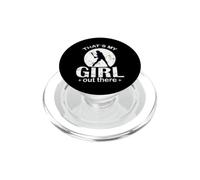 Declaración de Softbol Esa es mi Chica Afuera PopSockets PopGrip para MagSafe