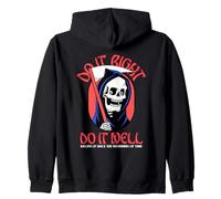 Declaración de Trabajo Divertida de Do It Right Do It Well Sudadera con Capucha