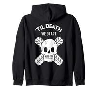 Declaración del Artista artístico Til Death We Do Sudadera con Capucha