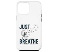 Declaración del Lema de inspiración Just Breathe Dandelion Carcasa para iPhone 12 Pro MAX