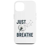 Declaración del Lema de inspiración Just Breathe Dandelion Carcasa para iPhone 13