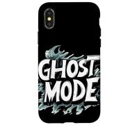Declaración del modo fantasma genial para hombre y mujer Carcasa para iPhone X/XS