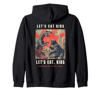 Declaración del Profesor de gramática de puntuación Divertida Let's Eat Kids Sudadera con Capucha