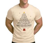 Declaración Derechos Humanos Árbol de Navidad | Navidad Navidad Camiseta Hombre, naturaleza, 3XL